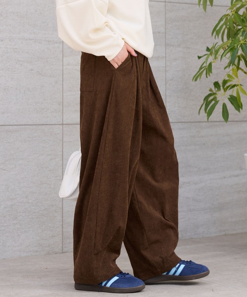 THE CRAFT CREW PRODUCTS パンツ コーデュロイ 2タック ストレッチ