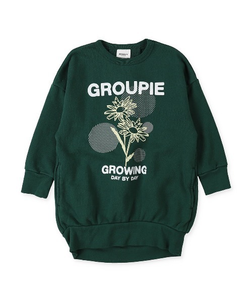 「GROOVY COLORS」 「KIDS」スウェットカットソー 140 ダークグリーン キッズ_画像2