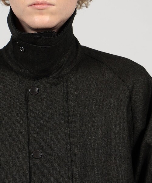 ブルゾン アウター 「別注」Barbour TRASPORT ウールブルゾン DORMEIUL メンズの画像