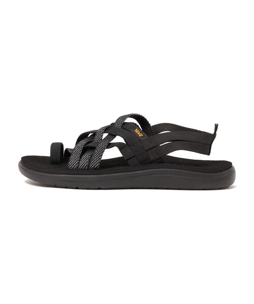 「Teva」 フラットサンダル 23 ブラック レディース_画像4