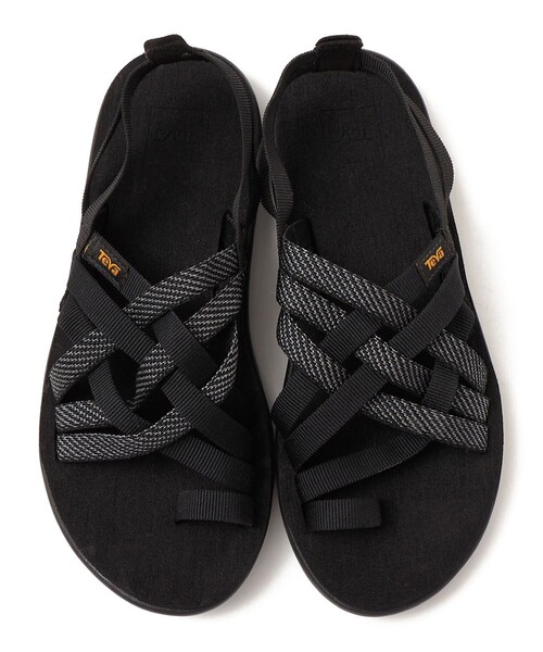 「Teva」 フラットサンダル 23 ブラック レディース_画像6