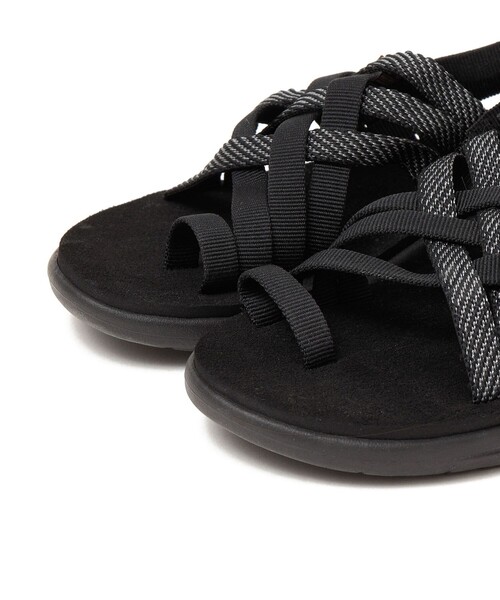 「Teva」 フラットサンダル 23 ブラック レディース_画像7