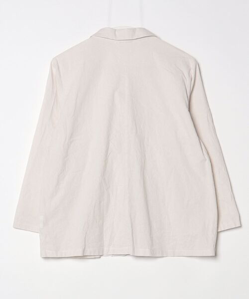 「BLANC FICELLE」 ジャケット - ベージュ レディース_画像2