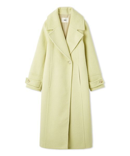 furfur 可愛いコート FURFUR（ファーファー） コート チェスターコート シャギーロング