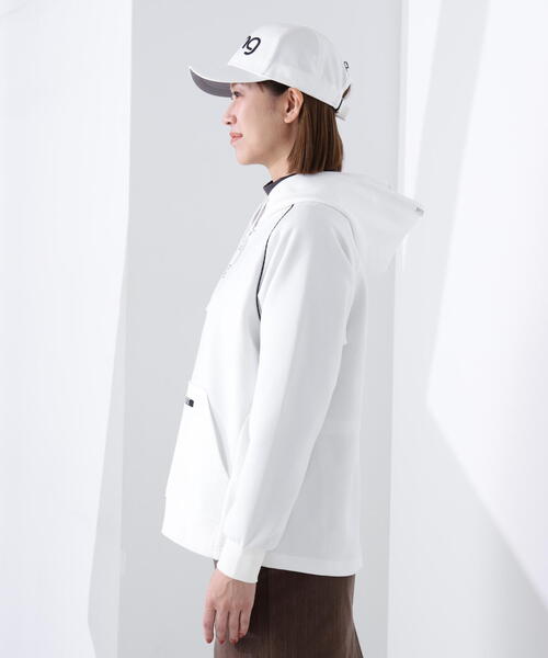 トレーナー スウェット 「PING APPAREL」全方向ストレッチRENUキルトダンボールジャージスウェットフーディ 「GOLD」 (LADIES)_14