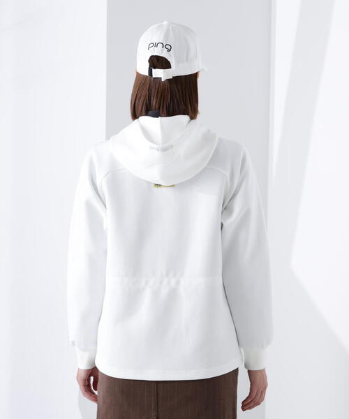 トレーナー スウェット 「PING APPAREL」全方向ストレッチRENUキルトダンボールジャージスウェットフーディ 「GOLD」 (LADIES)_15