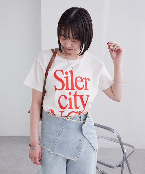 「mystic」 半袖Tシャツ FREE ピンク レディース_画像4