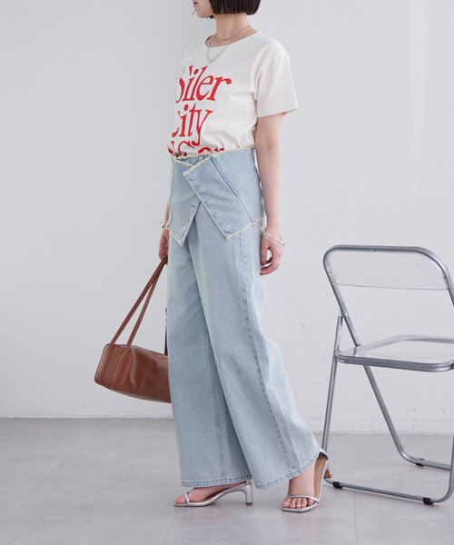 「mystic」 半袖Tシャツ FREE ピンク レディース_画像5