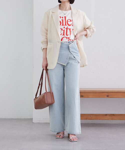 「mystic」 半袖Tシャツ FREE ピンク レディース_画像9