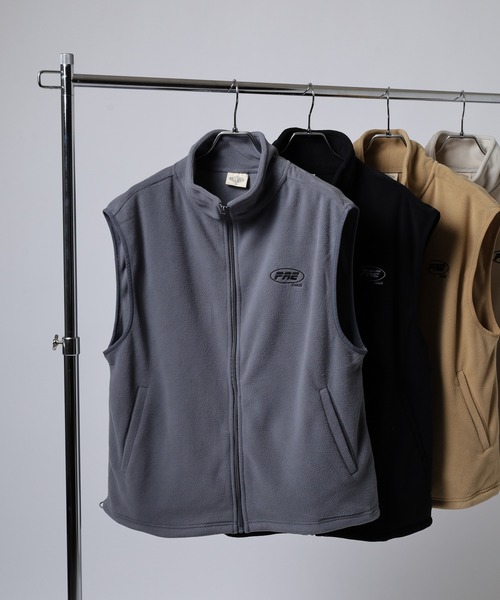 FUNALIVE（ファンアライブ） ベスト ジレ ワンポイント ロゴ ワイド