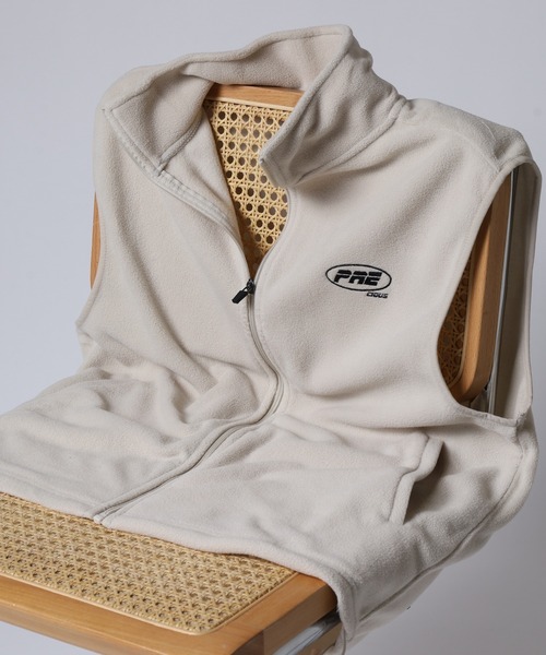 FUNALIVE（ファンアライブ） ベスト ジレ ワンポイント ロゴ ワイド