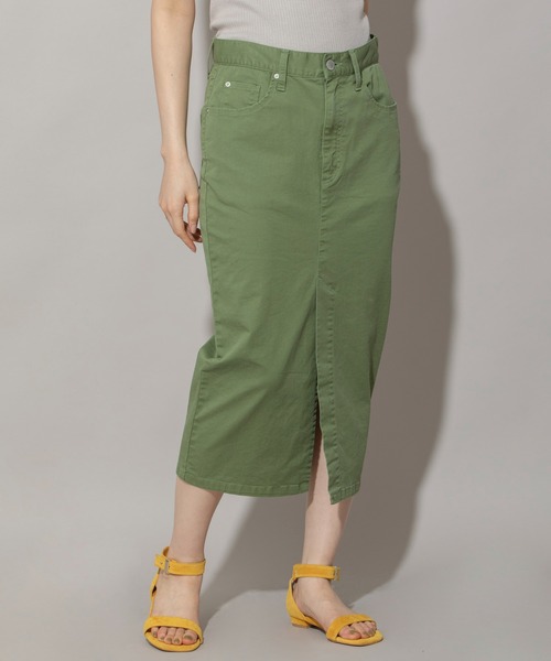 「Munich」 タイトスカート S カーキ レディース_画像3