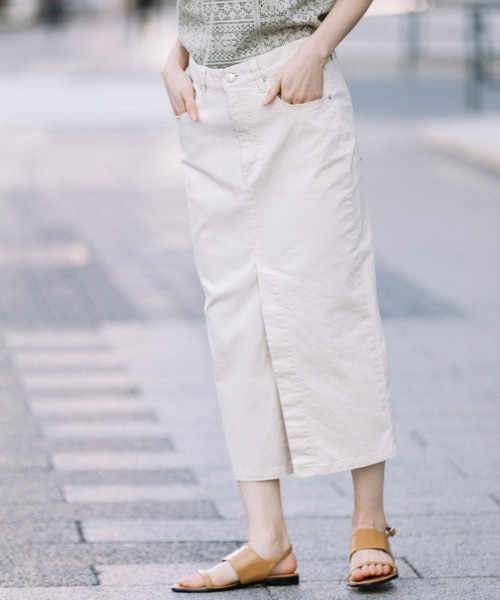 「Munich」 タイトスカート S カーキ レディース_画像5