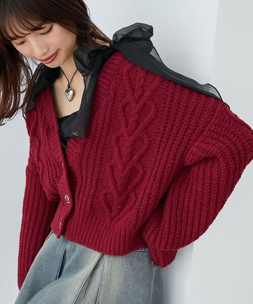 MAJESTIC LEGON（マジェスティックレゴン） ニット セーター ハート