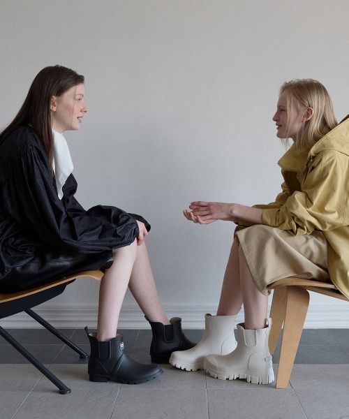 「ROCKFISH WEATHERWEAR」 レインブーツ 25.0cm グレー レディース_画像8