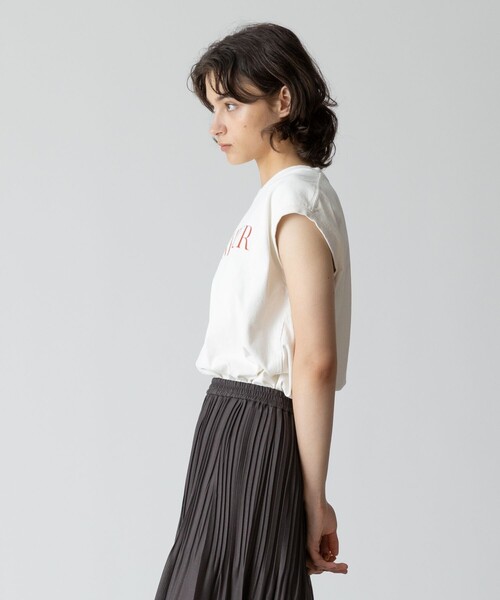 「allureville」 ノースリーブトップス 2 ベージュ レディース_画像3