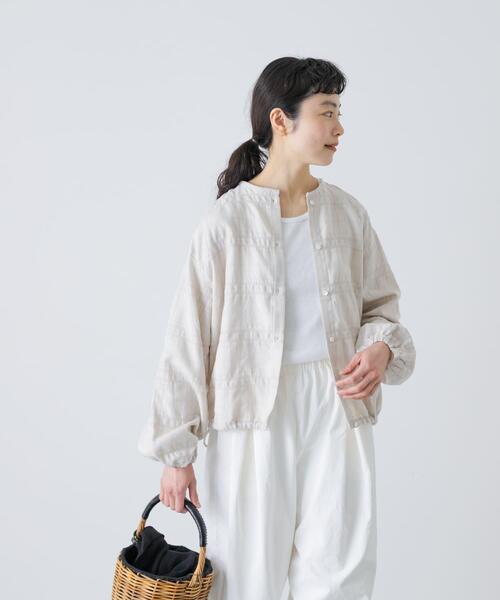 かぐれ カーディガン シャドーチェックドロストカーディガン