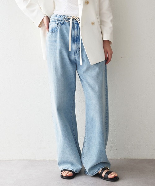 「Whim Gazette」 デニムパンツ 36 ブルー レディース_画像4