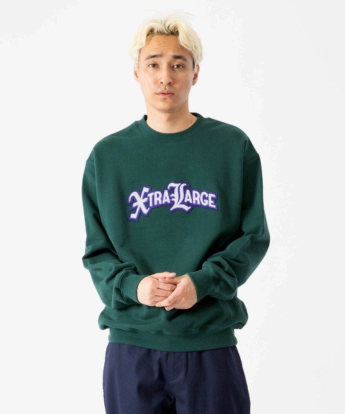 「XLARGE」 スウェットカットソー L アッシュ メンズ_画像9