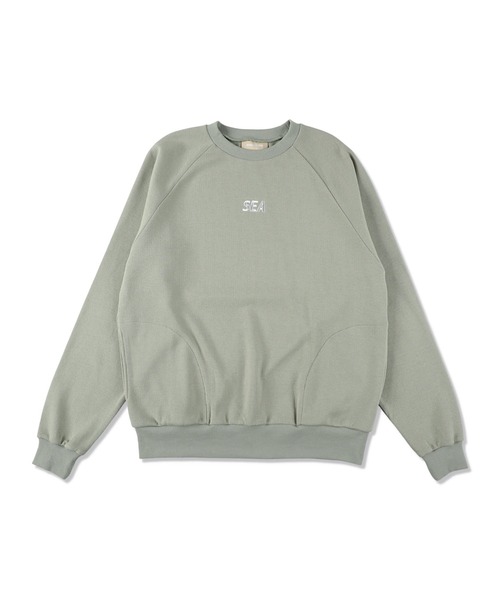 WIND AND SEA（ウィンダンシー） 長袖Tシャツ X-LARGE ライトグリーン