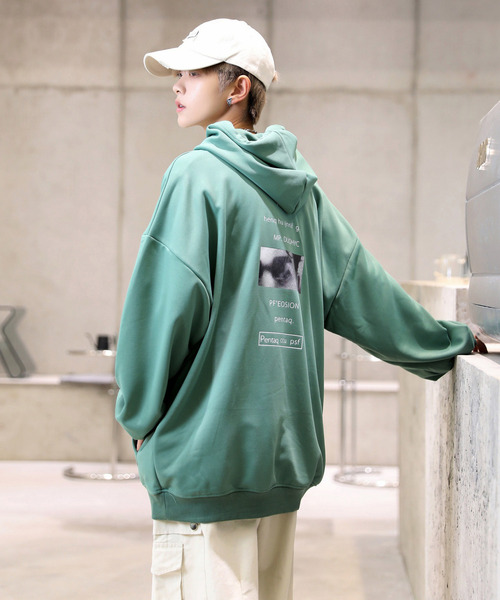 「neos」 プルオーバーパーカー X-LARGE ブルー メンズ_画像2