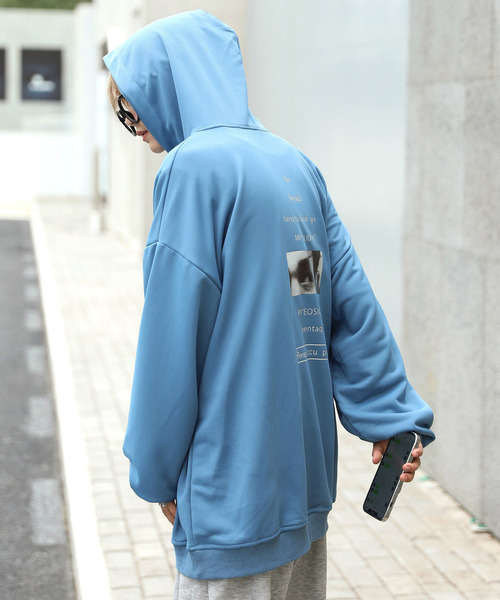 「neos」 プルオーバーパーカー X-LARGE ブルー メンズ_画像3