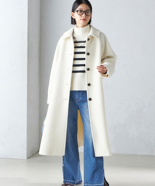 SHIPS（シップス） ステンカラーコート 36 ベージュ レディース