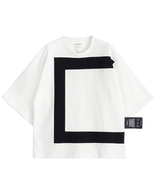 「SHAREEF」 半袖Tシャツ 1 ブラック メンズの画像