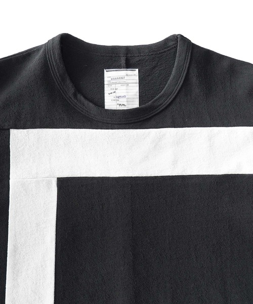 「SHAREEF」 半袖Tシャツ 1 ブラック メンズの画像