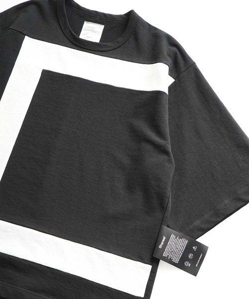「SHAREEF」 半袖Tシャツ 1 ブラック メンズの画像