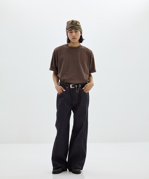 「Jieda」 半袖Tシャツ 2 ブラック メンズの画像