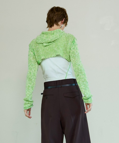 MAISON SPECIAL（メゾンスペシャル） カーディガン Zip Short Cardigan
