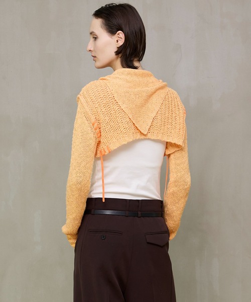 MAISON SPECIAL（メゾンスペシャル） カーディガン Zip Short Cardigan
