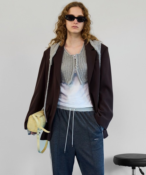 MAISON SPECIAL（メゾンスペシャル） カーディガン Zip Short Cardigan