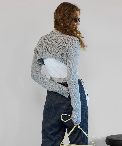 MAISON SPECIAL（メゾンスペシャル） カーディガン Zip Short Cardigan