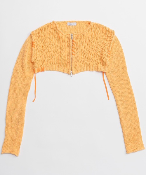 MAISON SPECIAL（メゾンスペシャル） カーディガン Zip Short Cardigan