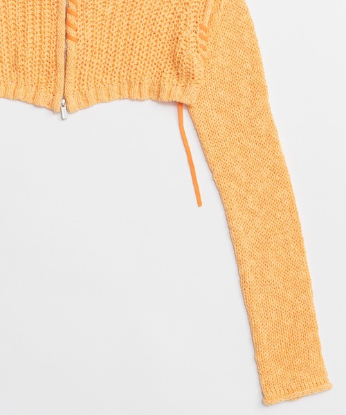 MAISON SPECIAL（メゾンスペシャル） カーディガン Zip Short Cardigan