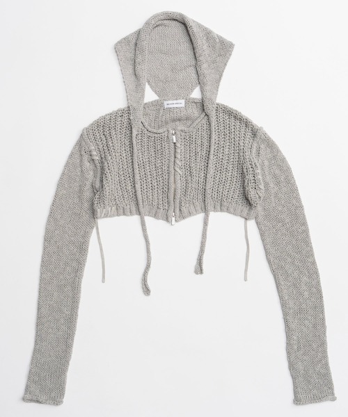 MAISON SPECIAL（メゾンスペシャル） カーディガン Zip Short Cardigan