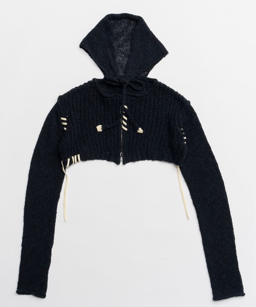 MAISON SPECIAL（メゾンスペシャル） カーディガン Zip Short Cardigan