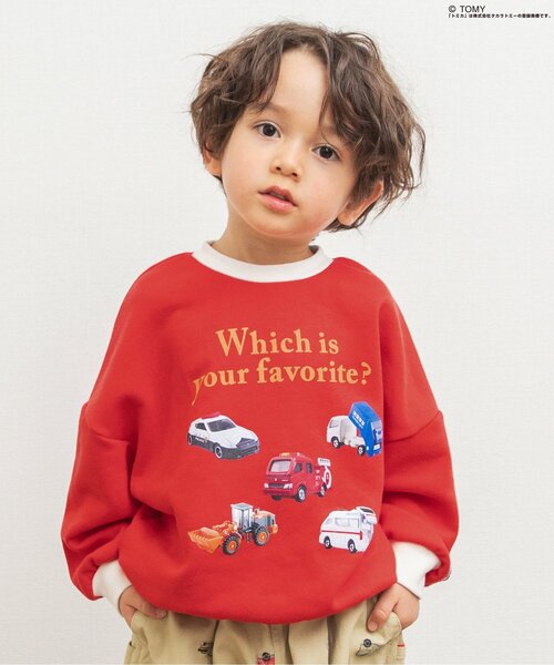 BREEZE（ブリーズ） トレーナー TOMICA×BREEZE グラフィックトレーナー