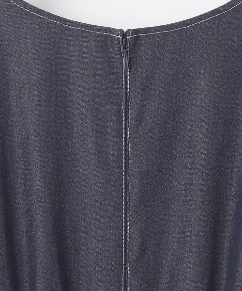 「ANY SIS」 長袖ワンピース 2 ネイビー レディース_画像7