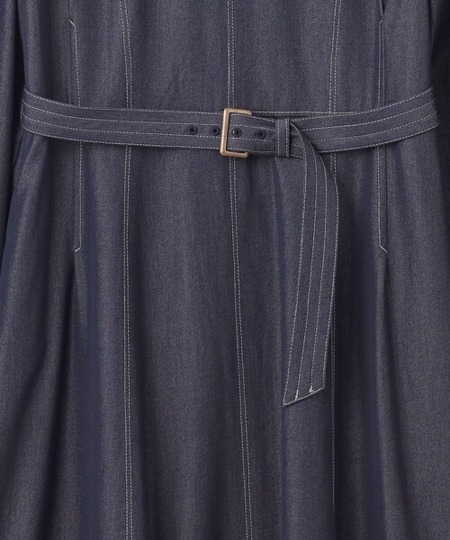 「ANY SIS」 長袖ワンピース 2 ネイビー レディース_画像9