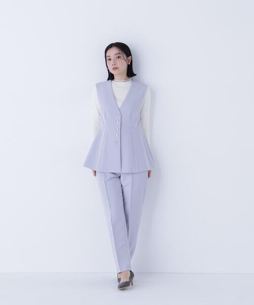 NATURAL BEAUTY BASIC ペプラムジレ　セットアップ NATURAL BEAUTY BASIC（ナチュラルビューティーベーシック） コート