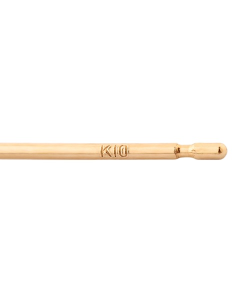 ピアス 天然石ピアス「K10」 レディースの画像