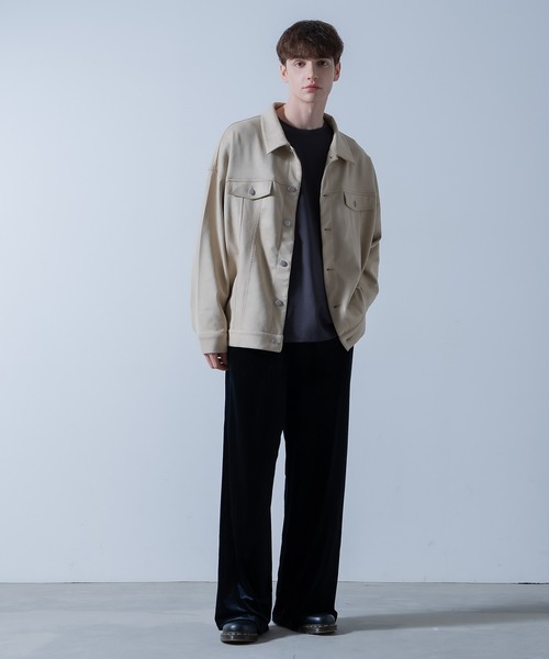 improves（インプローブス） ブルゾン アウター スエードタッチ ポンチ