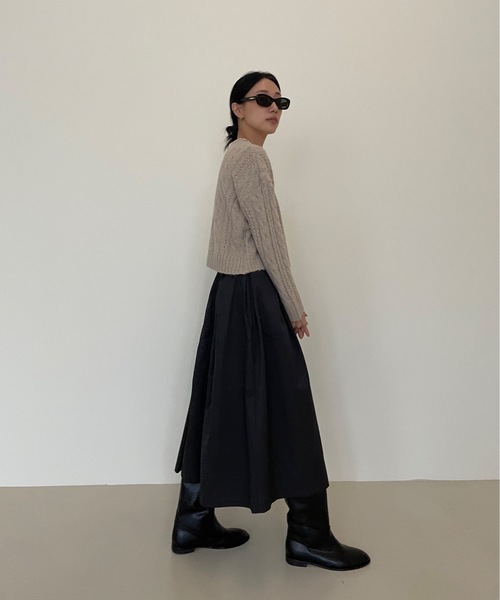 「Didot.showroom」 フレアスカート M ブラック レディース_画像5
