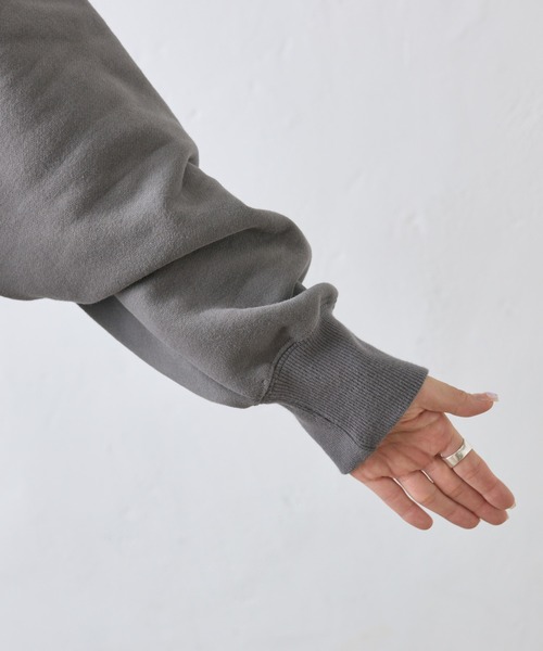 「PUAL CE CIN」 スウェットカットソー FREE グレイッシュベージュ レディース_画像6