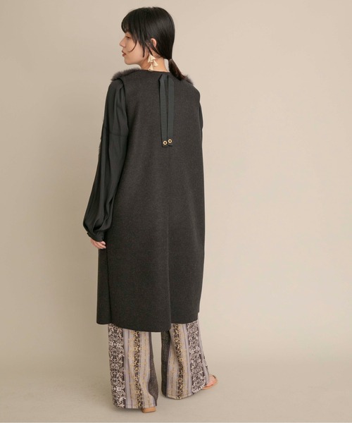 Eimee Law（エイミーロウ） ベスト 38 モカ レディース : ZOZOTOWN