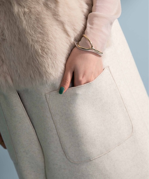 Eimee Law（エイミーロウ） ベスト 38 モカ レディース : ZOZOTOWN