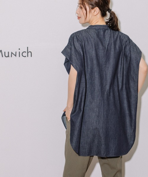 「Munich」 半袖ブラウス - グレー レディース_画像9